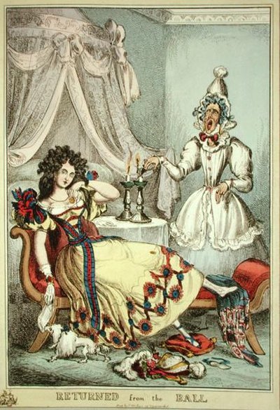 Balodan Döndü, Thomas McLean, Londra tarafından yayınlandı (renkli gravür) by William Heath
