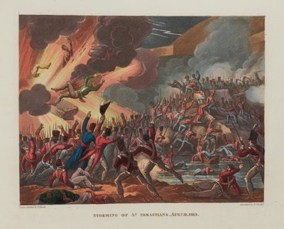 ?Aziz Sebastian Fırtınası, 31 Ağustos 1813?, 1818 by William Heath