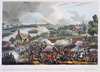 İngiliz Ordusunun Merkezi, Waterloo Savaşı