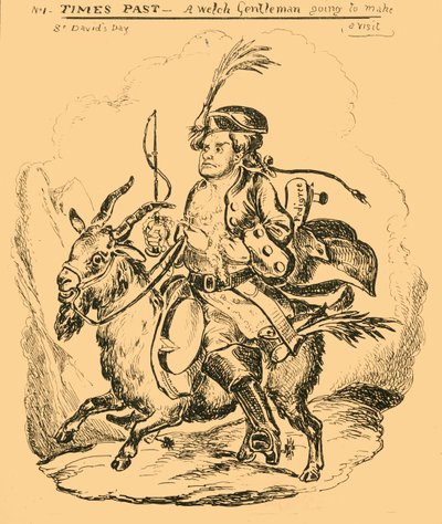 Times Past - Bir Welch Centilmen ziyaret edecek, 1830. by William Heath