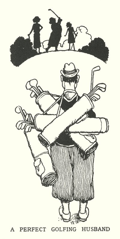 Mükemmel Bir Golf Kocası by William Heath Robinson