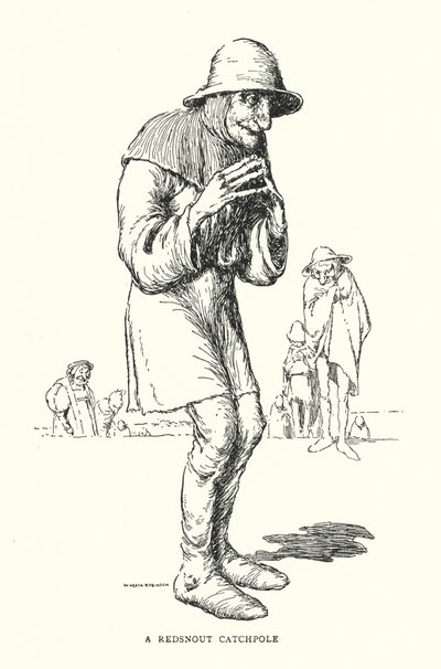 Bir Redsnout Catchpole (lito) by William Heath Robinson