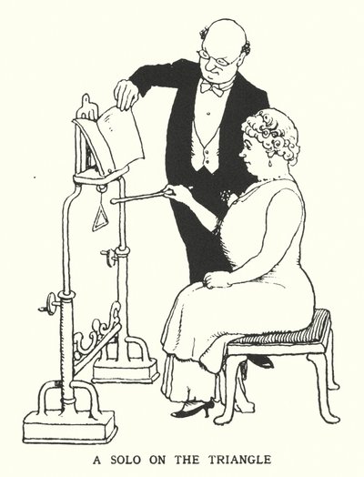 Üçgende Bir Solo (lito) by William Heath Robinson