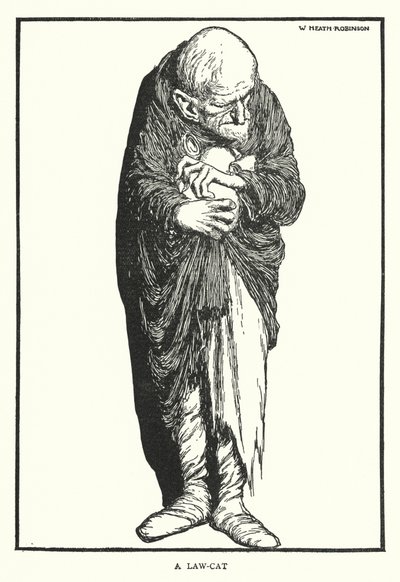 Bir kanun kedisi (lito) by William Heath Robinson
