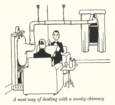 Dumanlı bir baca (lito) ile baş etmenin düzgün bir yolu by William Heath Robinson
