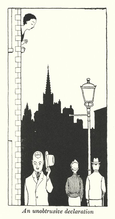 Mütevazı bir beyan (lito) by William Heath Robinson