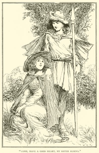Gel yüreğine sağlık ablam Aliena by William Heath Robinson