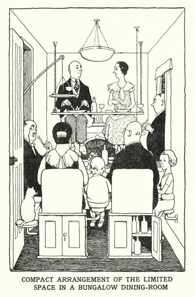 Bungalov Yemek Odasında (lito) Sınırlı Alanın Kompakt Düzenlemesi by William Heath Robinson