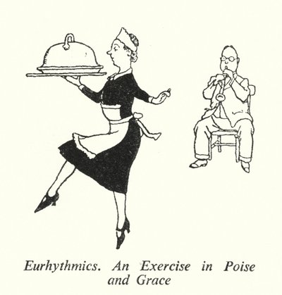Eurritmik, Denge ve Zarafette Bir Egzersiz (lito) by William Heath Robinson