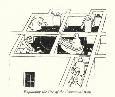 Ortak Banyo Kullanımının Açıklanması (lito) by William Heath Robinson