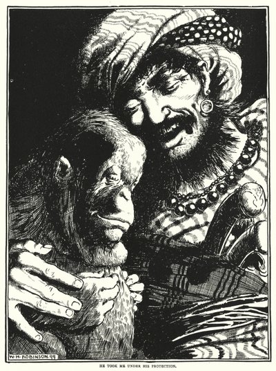 Beni koruması altına aldı (gravür) by William Heath Robinson