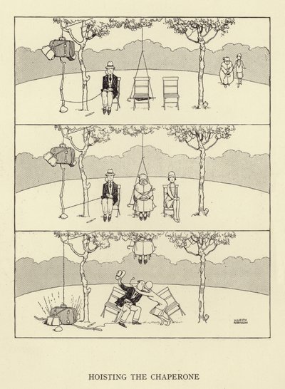 Refakatçiyi Kaldırmak by William Heath Robinson
