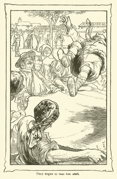 Don Kişot (lito) için çizim by William Heath Robinson