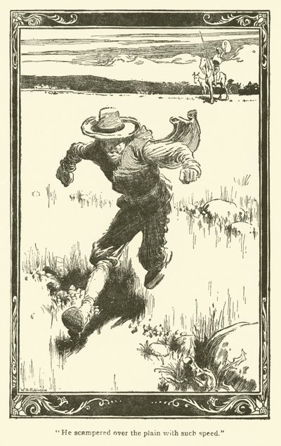 Don Kişot (lito) için çizim by William Heath Robinson