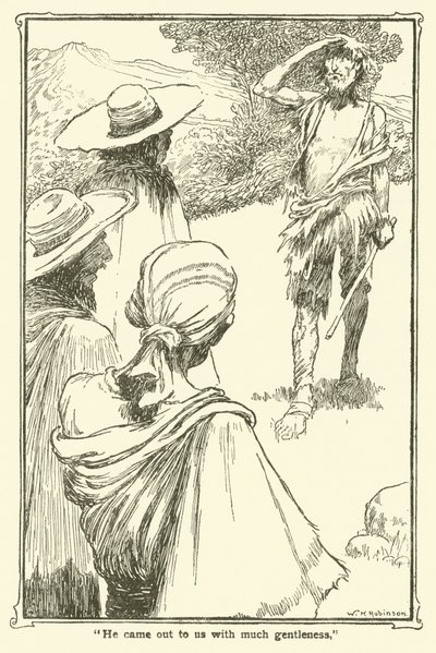 Don Kişot (lito) için çizim by William Heath Robinson