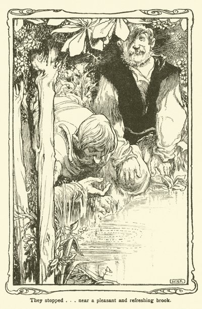 Don Kişot (lito) için çizim by William Heath Robinson