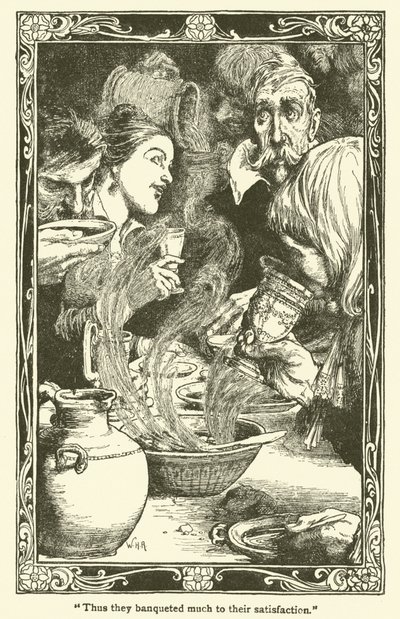 Don Kişot (lito) için çizim by William Heath Robinson