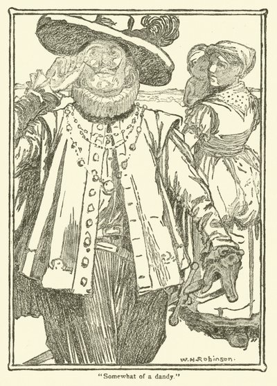 Don Kişot (lito) için çizim by William Heath Robinson