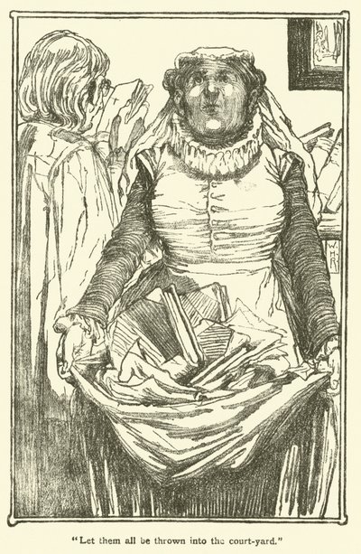 Don Kişot (lito) için çizim by William Heath Robinson