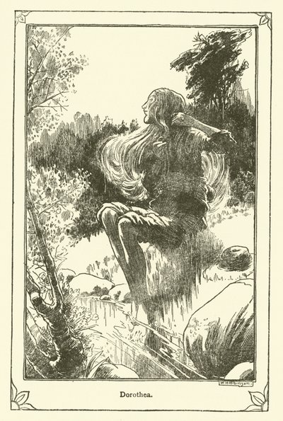 Don Kişot (lito) için çizim by William Heath Robinson