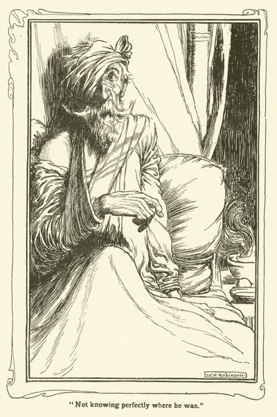 Don Kişot (lito) için çizim by William Heath Robinson