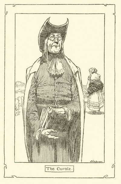 Don Kişot (lito) için çizim by William Heath Robinson