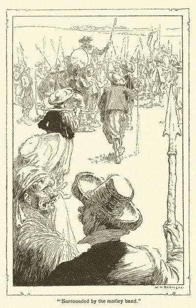 Don Kişot (lito) için çizim by William Heath Robinson