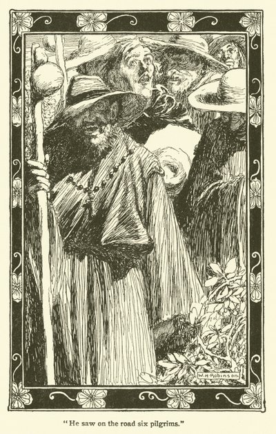 Don Kişot (lito) için çizim by William Heath Robinson