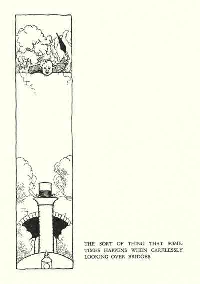 W Heath Robinson (lito) tarafından Demiryolu Ribaldry için İllüstrasyon by William Heath Robinson
