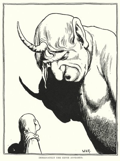 Hemen cin ortaya çıktı (gravür) by William Heath Robinson