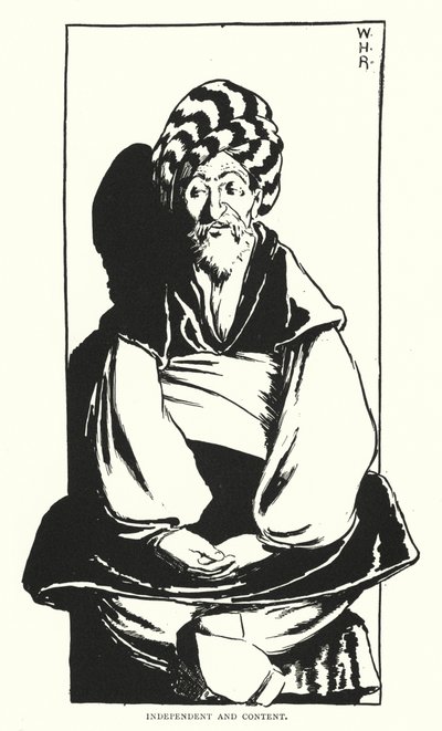 Bağımsız ve içerik (gravür) by William Heath Robinson