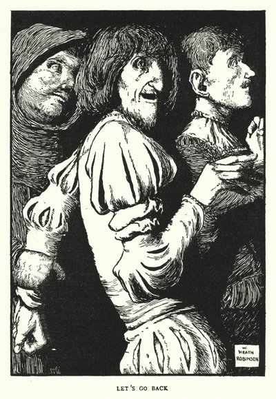 Geri dönelim (lito) by William Heath Robinson
