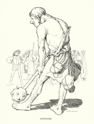 Loupgarou (taş) by William Heath Robinson