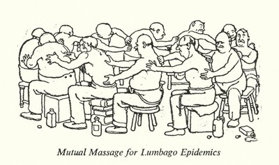 Lumbago Salgınları için Karşılıklı Masaj (lito) by William Heath Robinson