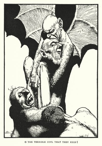 Ey tuttukları korkunç Coyl! (lito) by William Heath Robinson