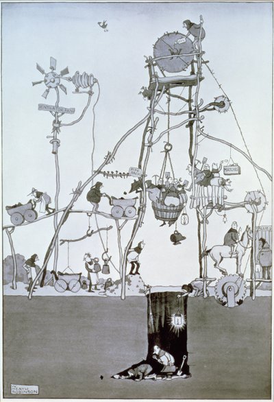 Çukur Baş, c.1930 by William Heath Robinson