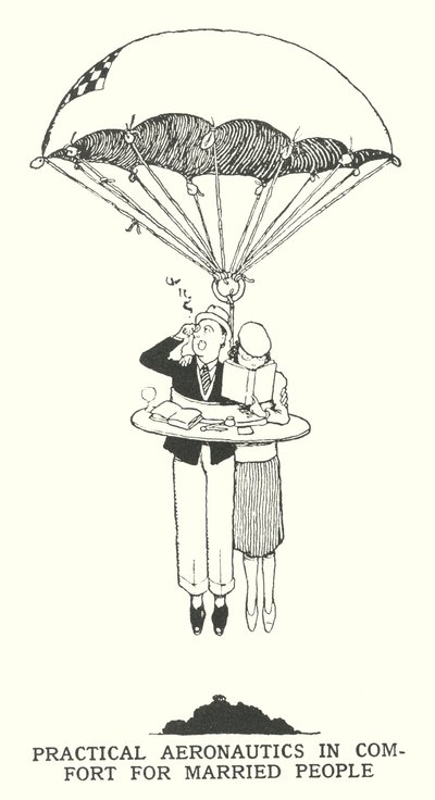 Evli Kişiler İçin Konforda Pratik Havacılık (lito) by William Heath Robinson