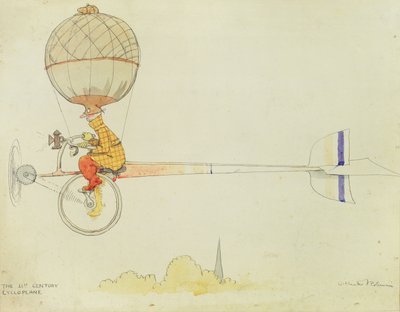 21. Yüzyıl Cycloplane by William Heath Robinson
