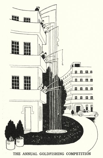 Yıllık Japon Balıkçılığı Yarışması (lito) by William Heath Robinson