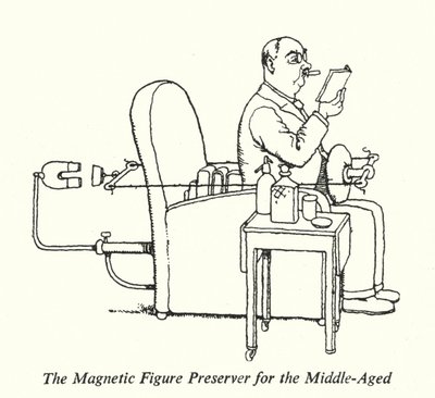 Orta Yaşlı (lito) için Manyetik Şekil Koruyucu by William Heath Robinson