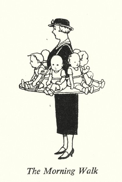 Sabah Yürüyüşü (taş) by William Heath Robinson