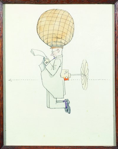 Beyler için Kişisel Hava Seyahat Sistemi by William Heath Robinson