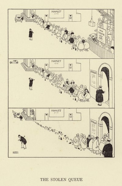 Çalıntı Sıra by William Heath Robinson