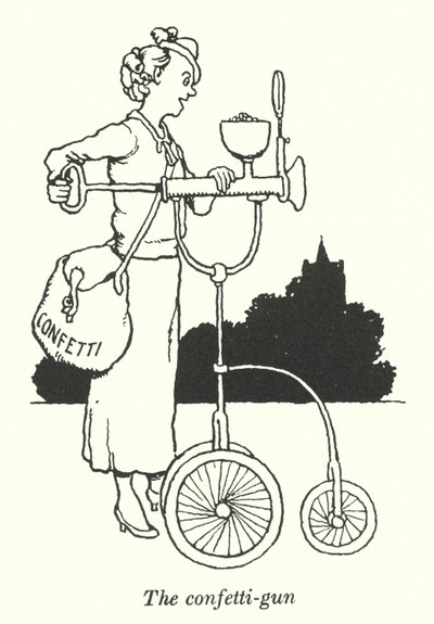 Konfeti tabancası (lito) by William Heath Robinson