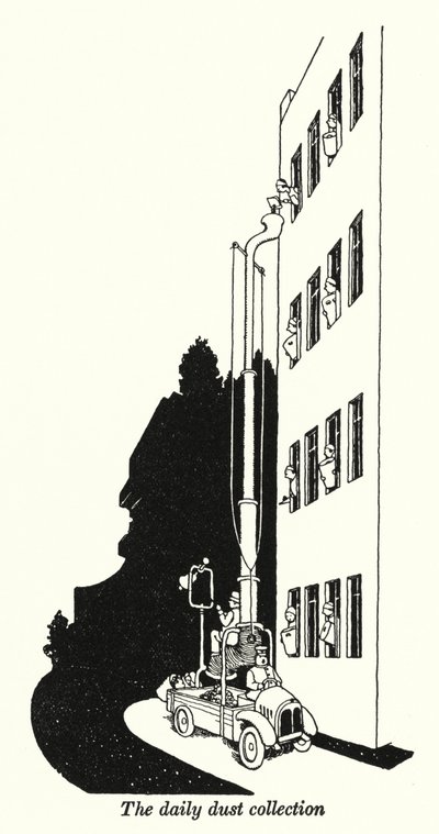 Günlük toz toplama (lito) by William Heath Robinson