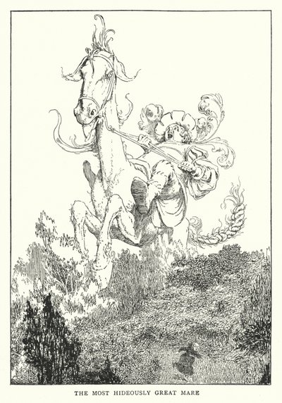 En korkunç büyük kısrak (lito) by William Heath Robinson