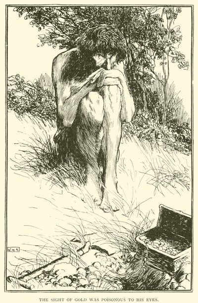 Altının görüntüsü gözleri için zehirliydi by William Heath Robinson