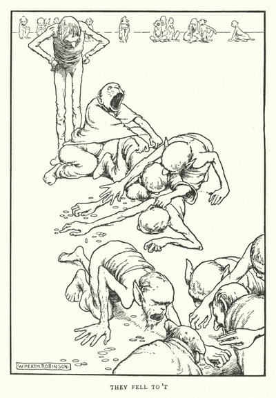 Onlar düştüler (lito) by William Heath Robinson