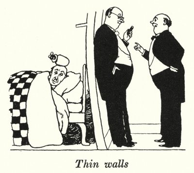 İnce duvarlar (lito) by William Heath Robinson