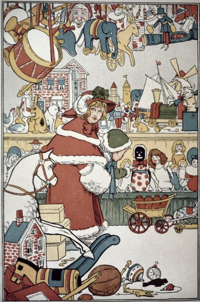 ಕ್ರಿಸ್ಮಸ್ ಗಾಗಿ ಆಟಿಕೆಗಳು, c.1900 ಟರ್ಕ್ by William Heath Robinson